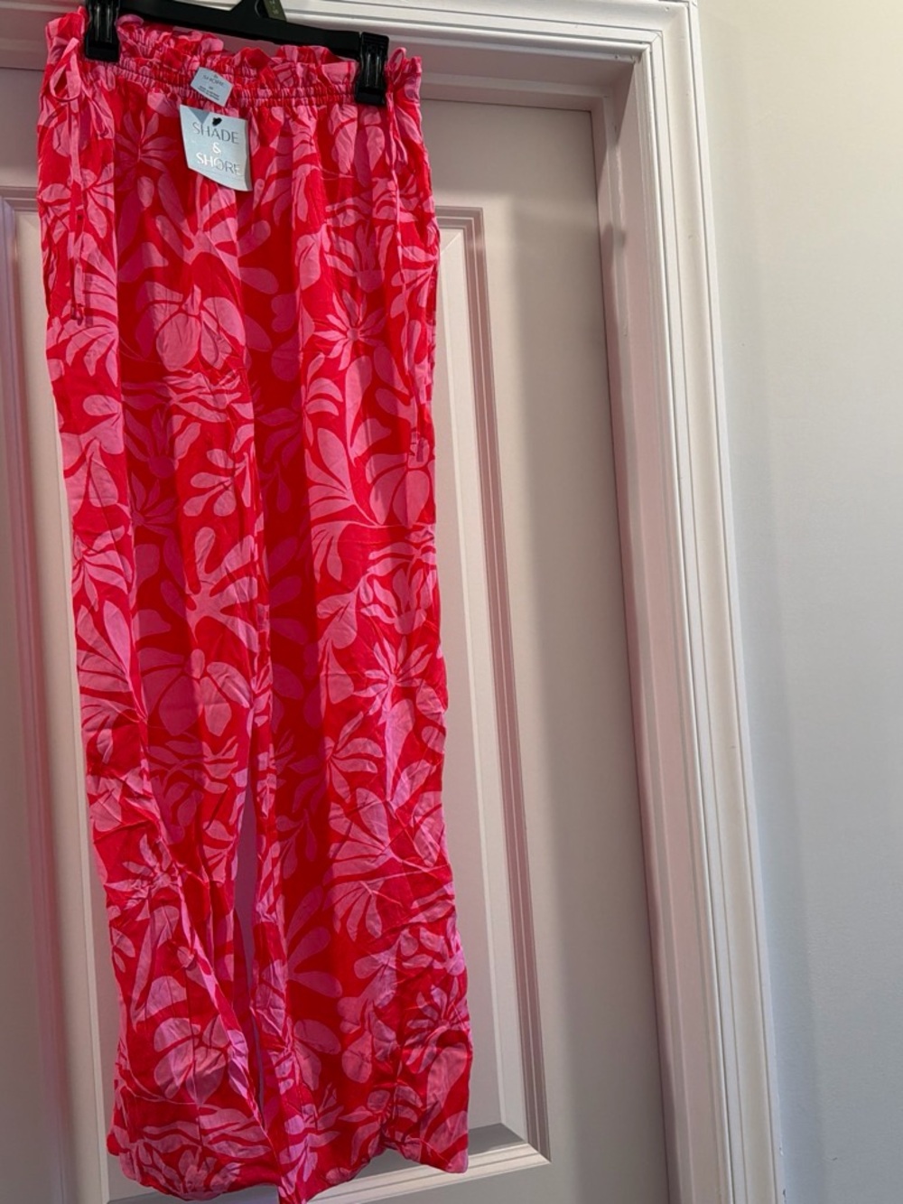 Shade & Shore Hot Pink Floral ladies pant